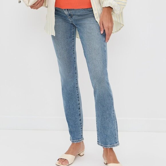 [NEW WITH TAGS] Joe's Jeans The Lara Straight Ankle Maternity Jeans, Ethos - Picture 1 of 5